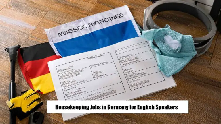 Housekeeping Jobs in Germany for English Speakers with Visa Sponsorship