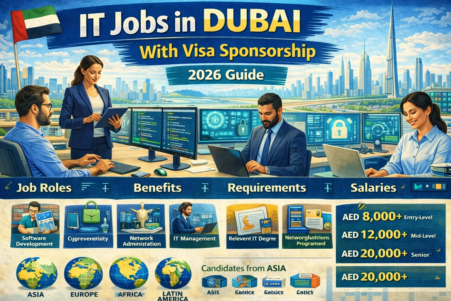 IT Jobs in Dubai With Visa Sponsorship