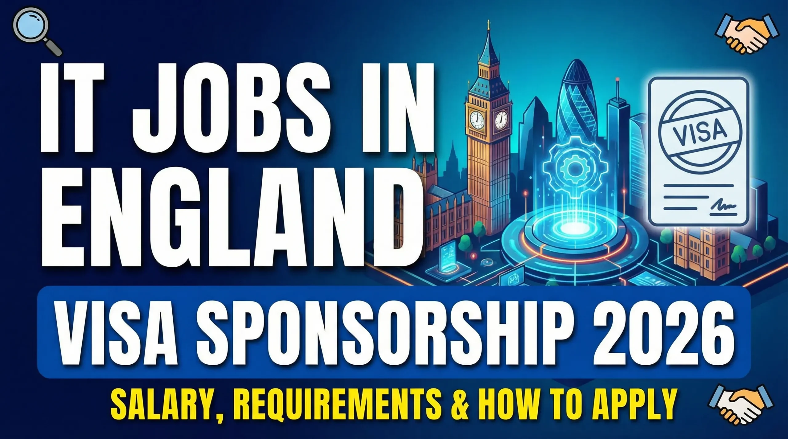IT Jobs in England with Visa Sponsorship
