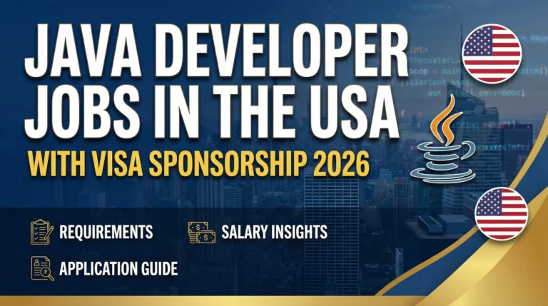 Java Developer Jobs in the USA with Visa Sponsorship