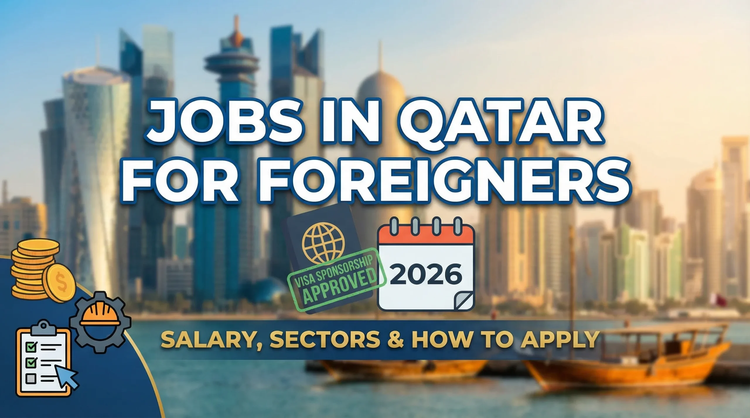 Jobs in Qatar for Foreigners with Visa Sponsorship