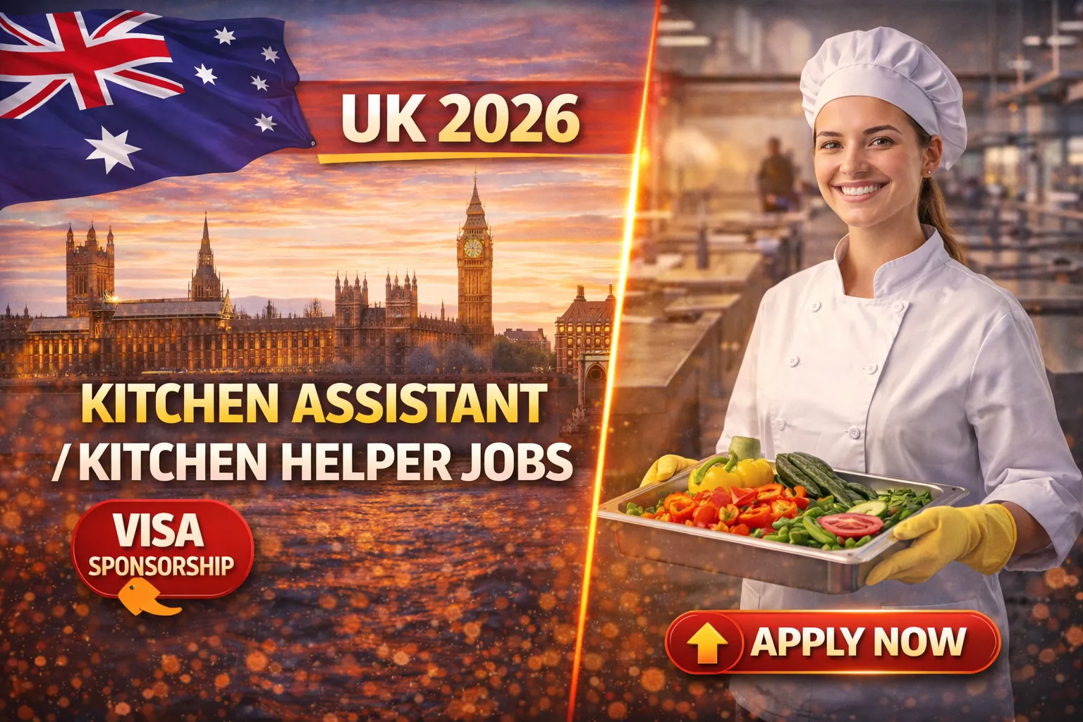 Kitchen Helper Jobs in UK 2026 With Visa Sponsorship