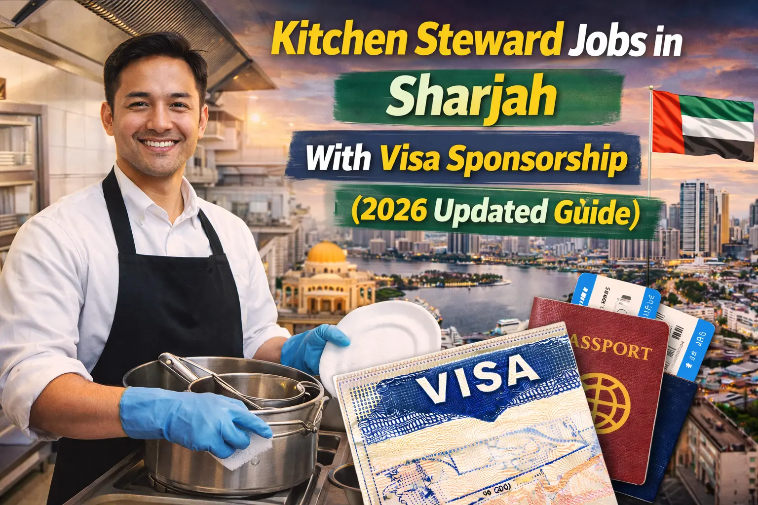 Kitchen Steward Jobs in Sharjah With Visa Sponsorship
