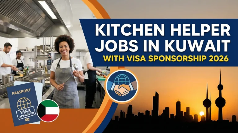 Kitchen Helper Jobs in Kuwait with Visa Sponsorship 2026