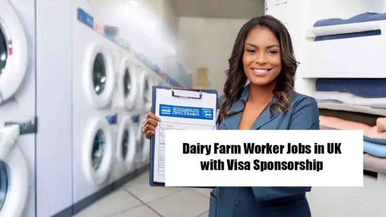 Laundry Manager Jobs in USA with Visa Sponsorship