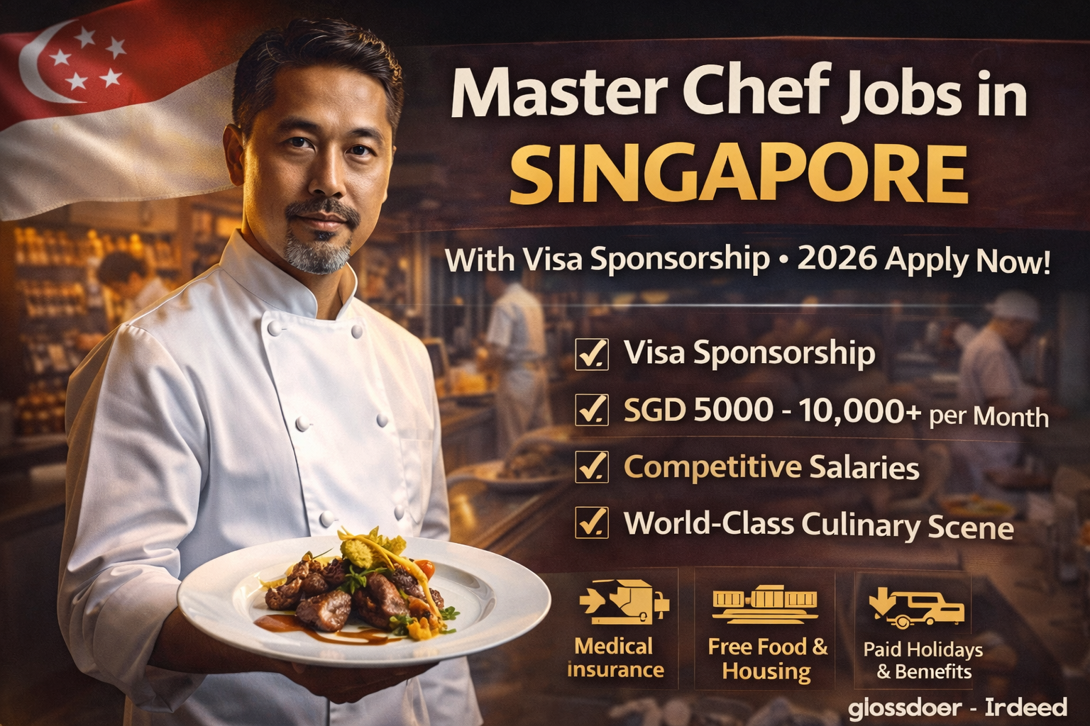 Master Chef Jobs in Singapore with Visa Sponsorship