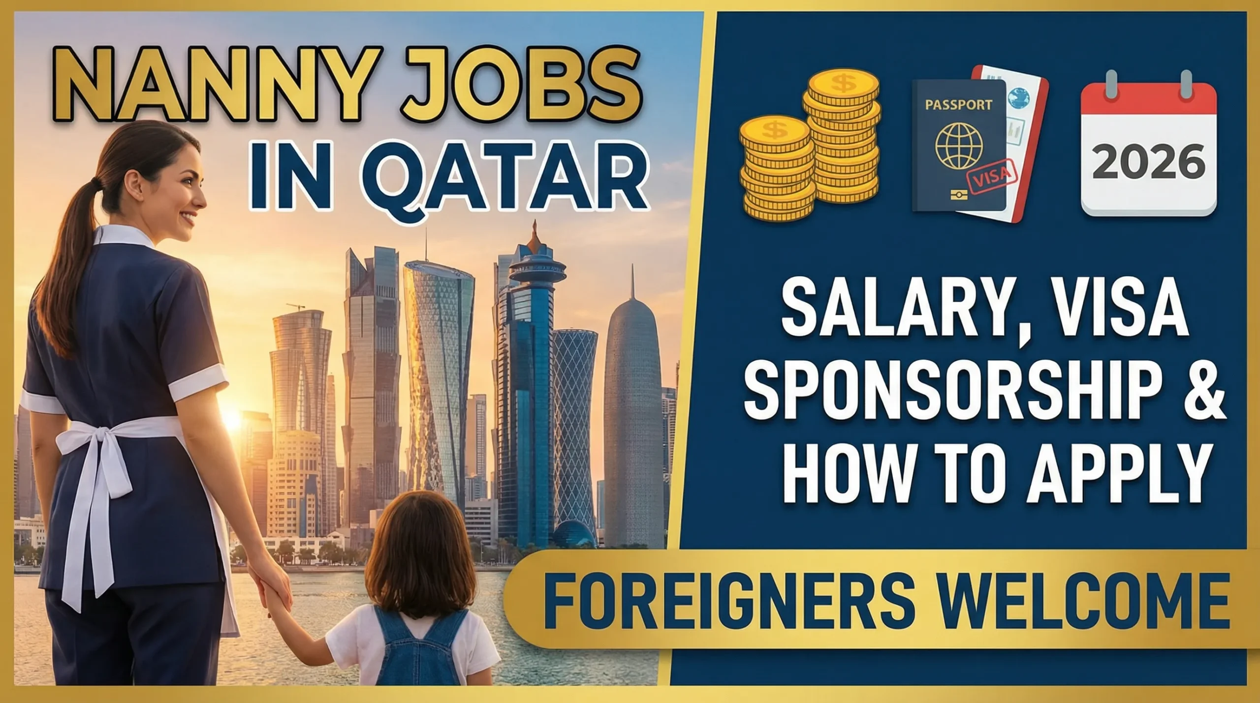 Nanny Jobs in Qatar for Foreigners