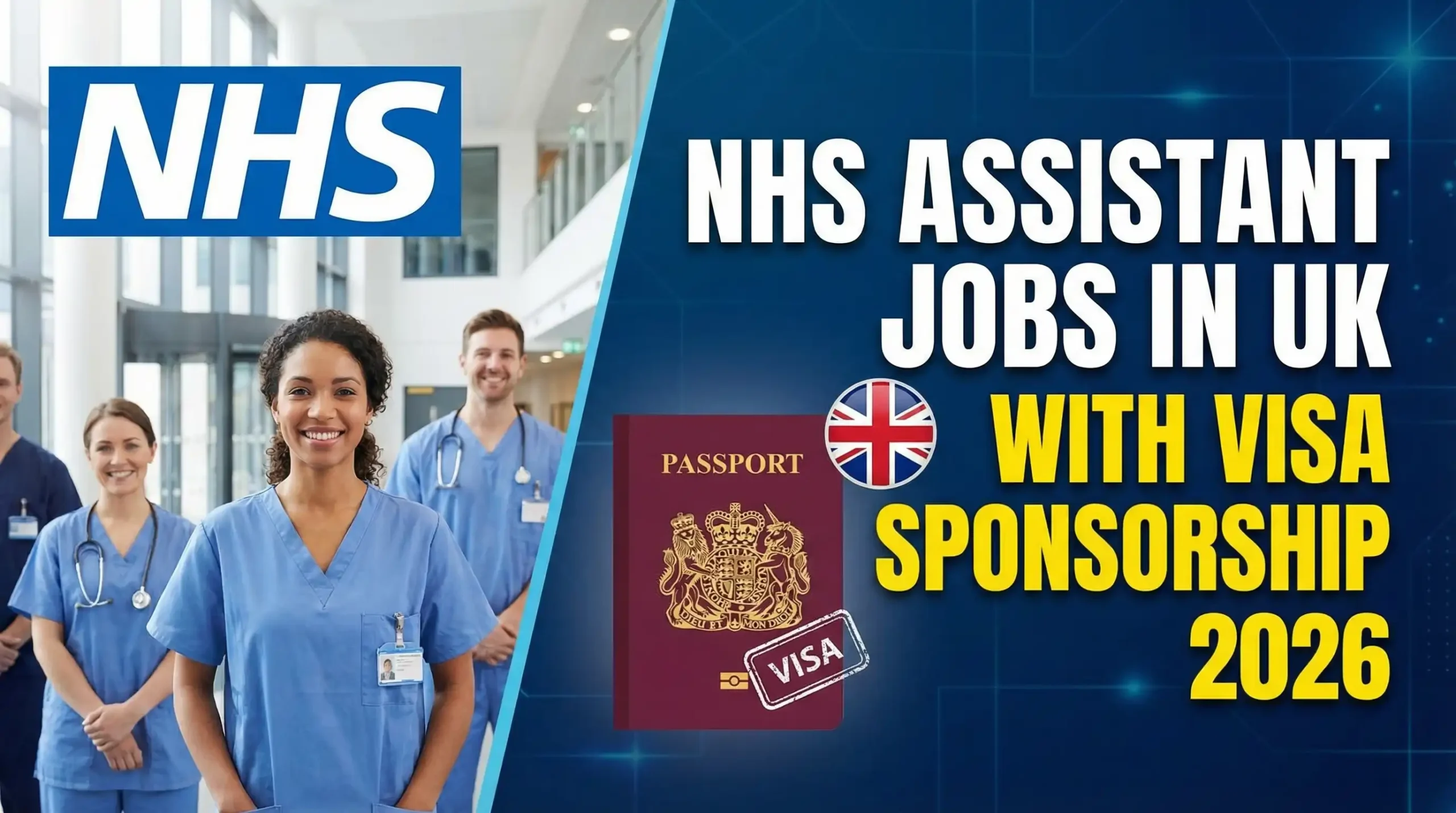 NHS Assistant Jobs in UK with Visa Sponsorship 2026