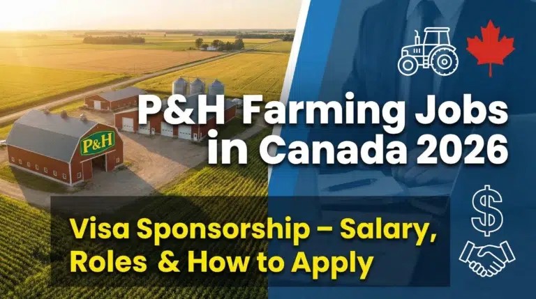 P&H Farming Jobs in Canada 2026 with Visa Sponsorship