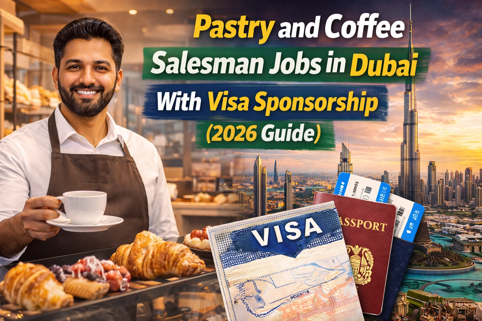 Pastry and Coffee Salesman Jobs in Dubai With Visa Sponsorship