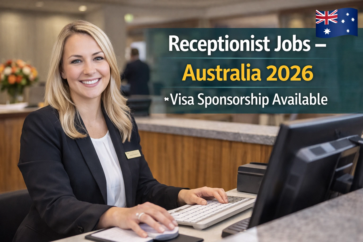Receptionist Jobs in Australia With Visa Sponsorship