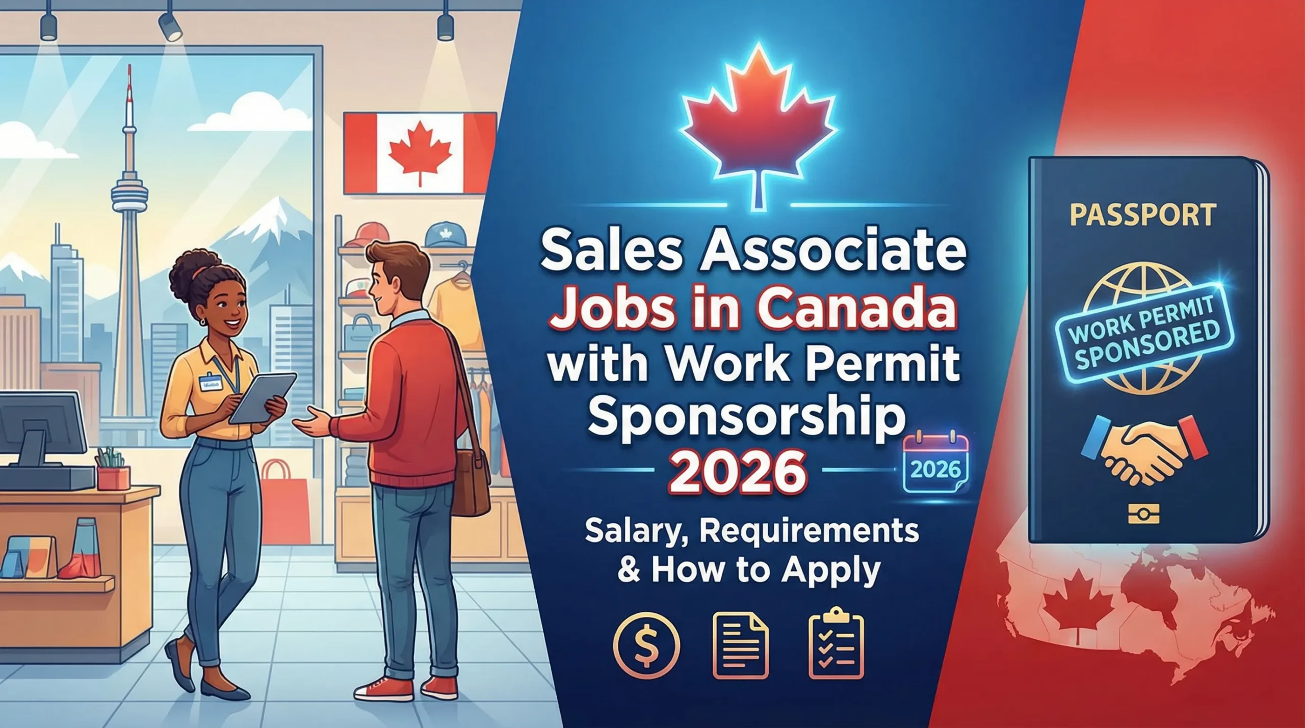Sales Associate Jobs in Canada with Work Permit Sponsorship