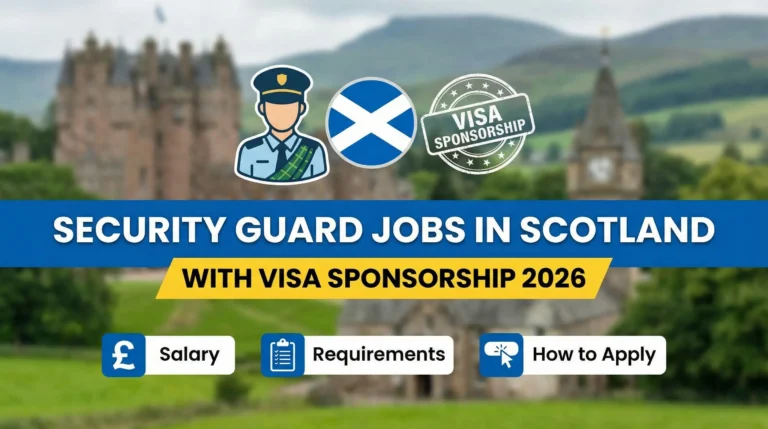 Security Guard Jobs in Scotland with Visa Sponsorship