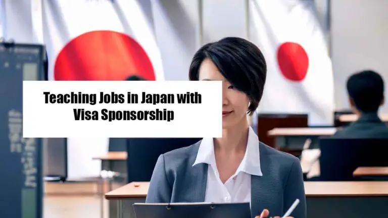 Teaching Jobs in Japan with Visa Sponsorship