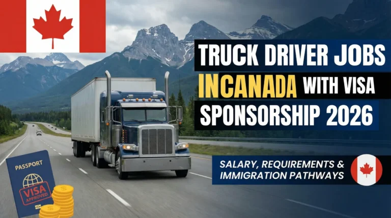 Truck Driver Jobs in Canada with Visa Sponsorship