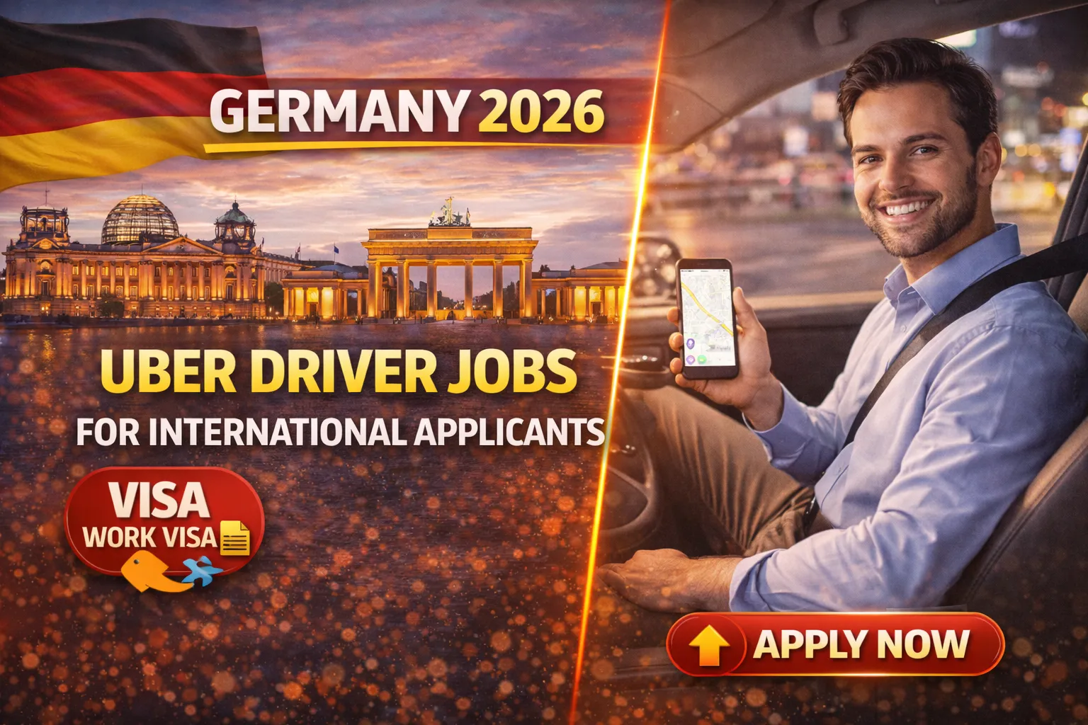 Uber Driver Jobs in Germany 2026 for International Applicants