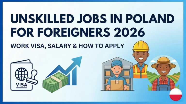 Unskilled Jobs in Poland for Foreigners 2026 – Work Visa, Salary & How to Apply