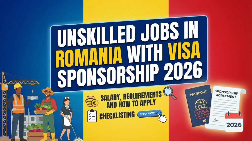 Unskilled Jobs in Romania with Visa Sponsorship 2026: Salary ...