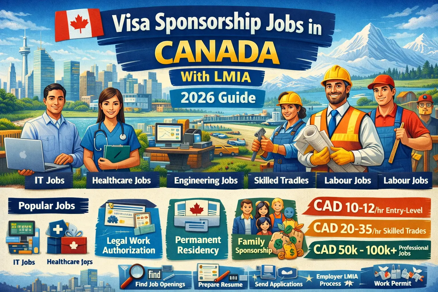Visa Sponsorship Jobs in Canada With LMIA