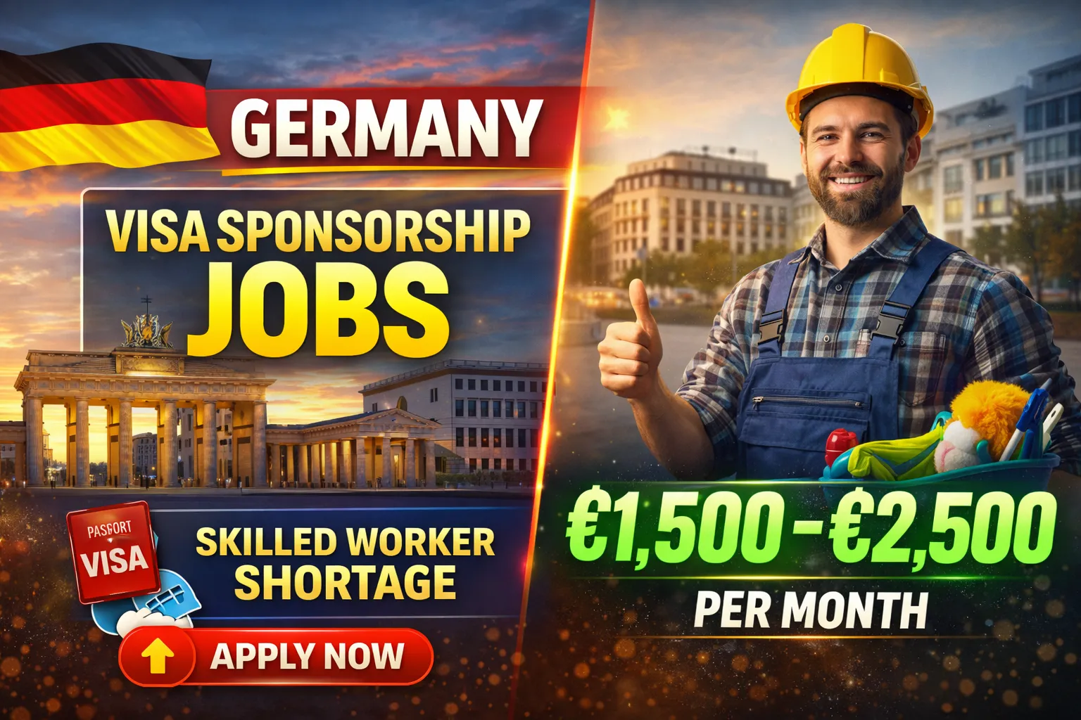 Visa Sponsorship Jobs in Germany