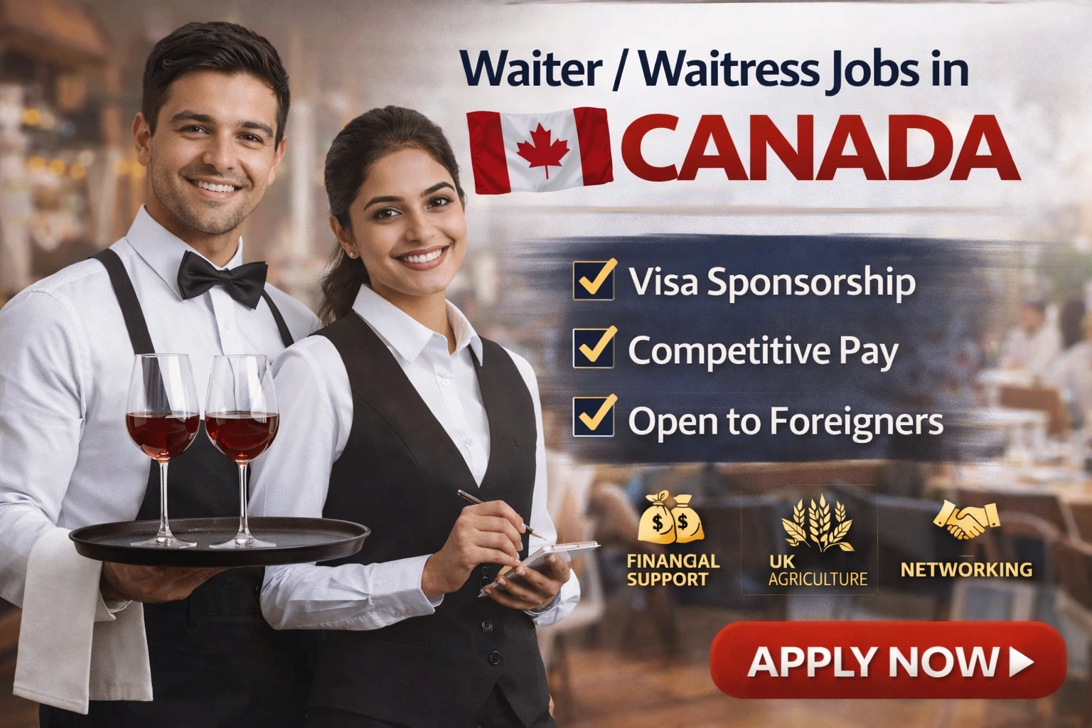 Waitress Jobs in Canada