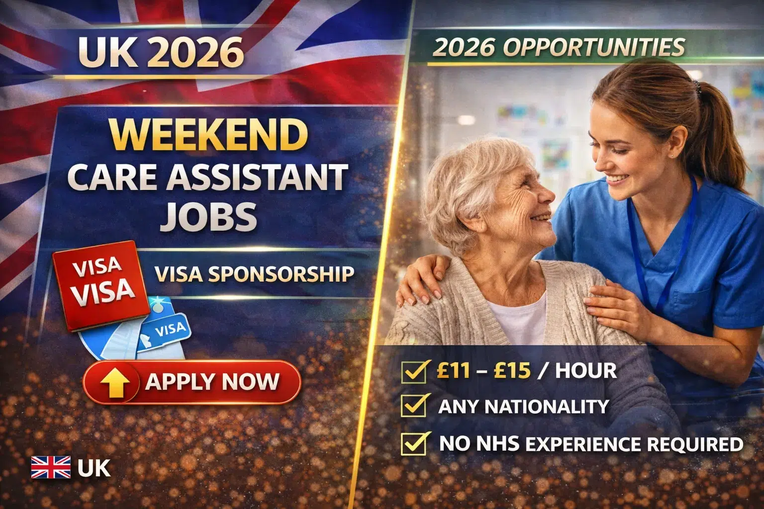Weekend Care Assistant Jobs in UK 2026 With Visa Sponsorship
