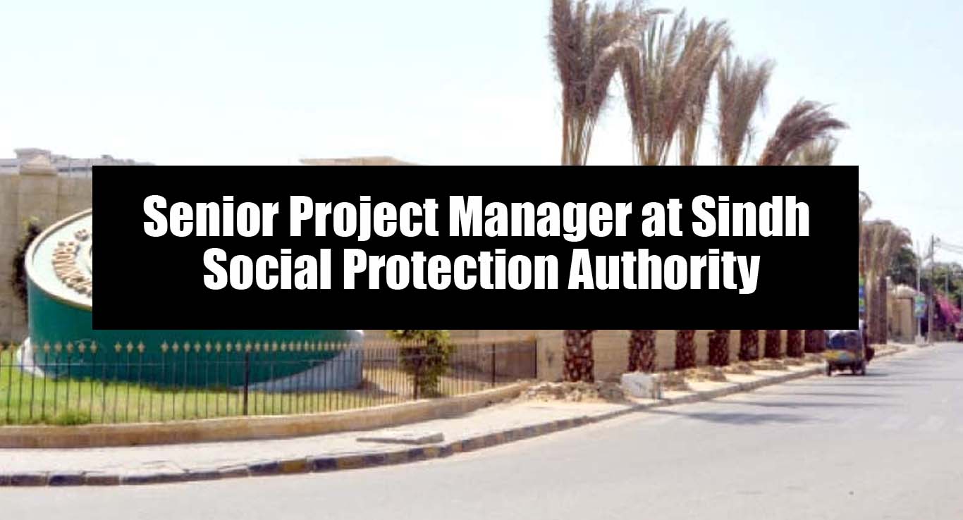 Senior Project Manager at Sindh Social Protection Authority