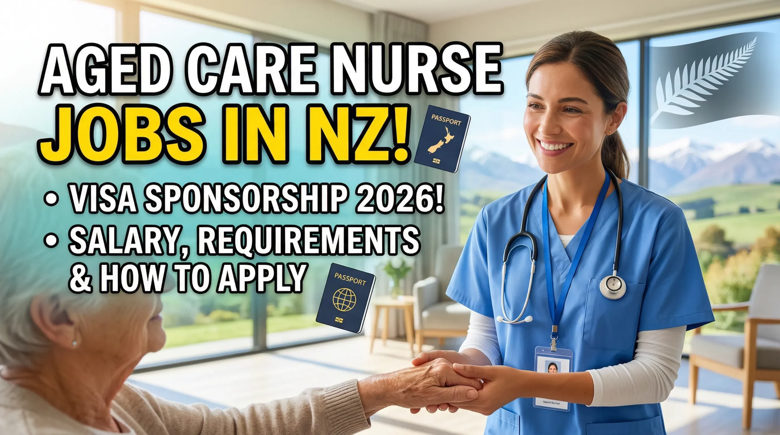 Aged Care Nurse Jobs in New Zealand with Visa Sponsorship 2026 – Salary, Requirements & How to Apply