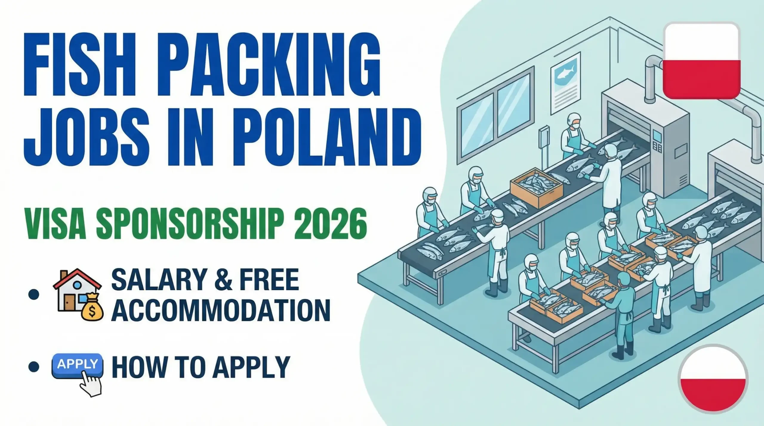 Fish Packing Jobs in Poland with Visa Sponsorship 2026 – Salary, Free Accommodation & How to Apply
