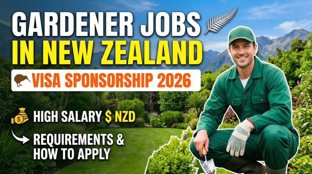 Gardener Jobs in New Zealand with Visa Sponsorship 2026 – Salary ...