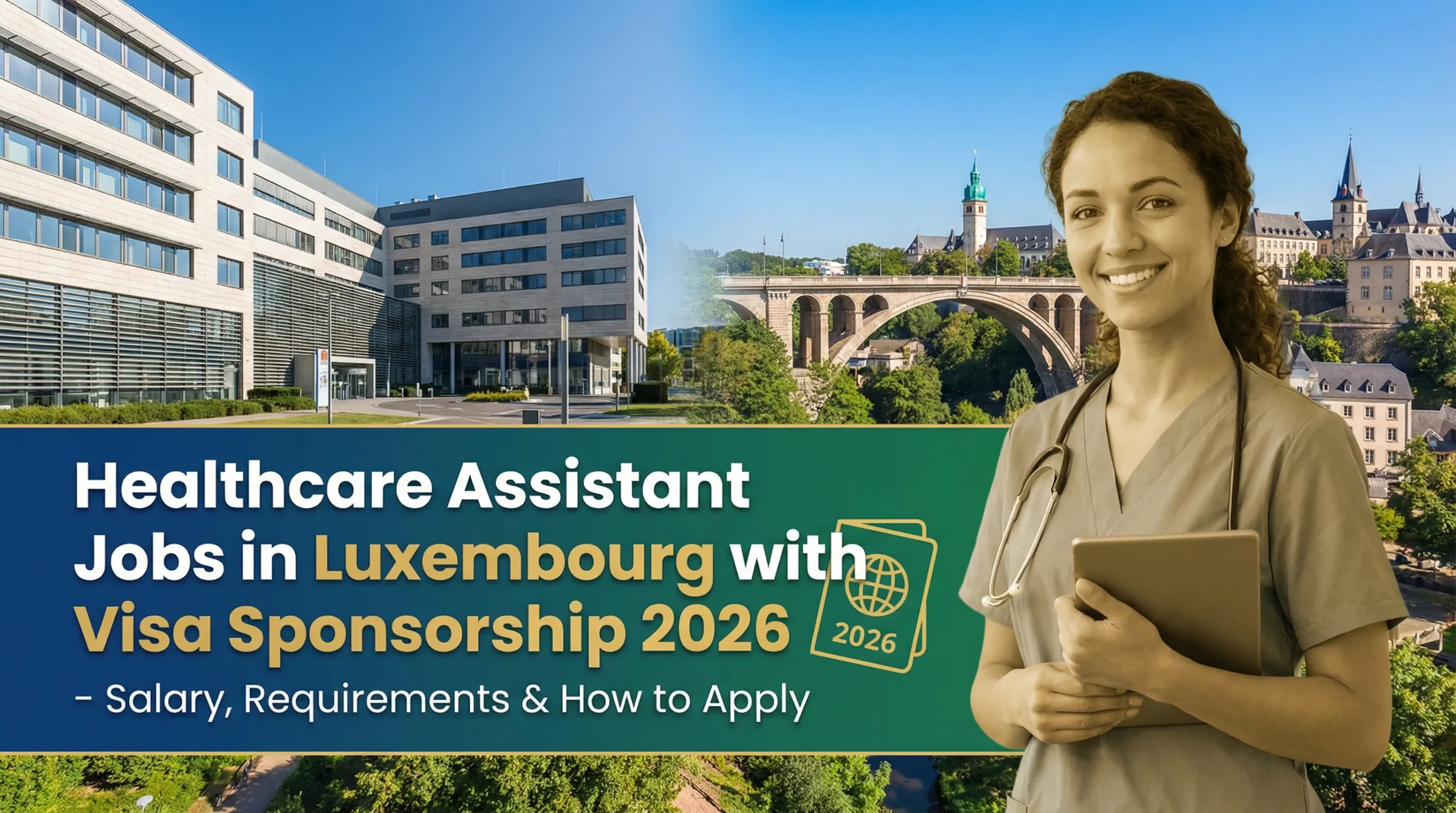 Healthcare Assistant Jobs in Luxembourg with Visa Sponsorship 2026 – Salary, Requirements & How to Apply