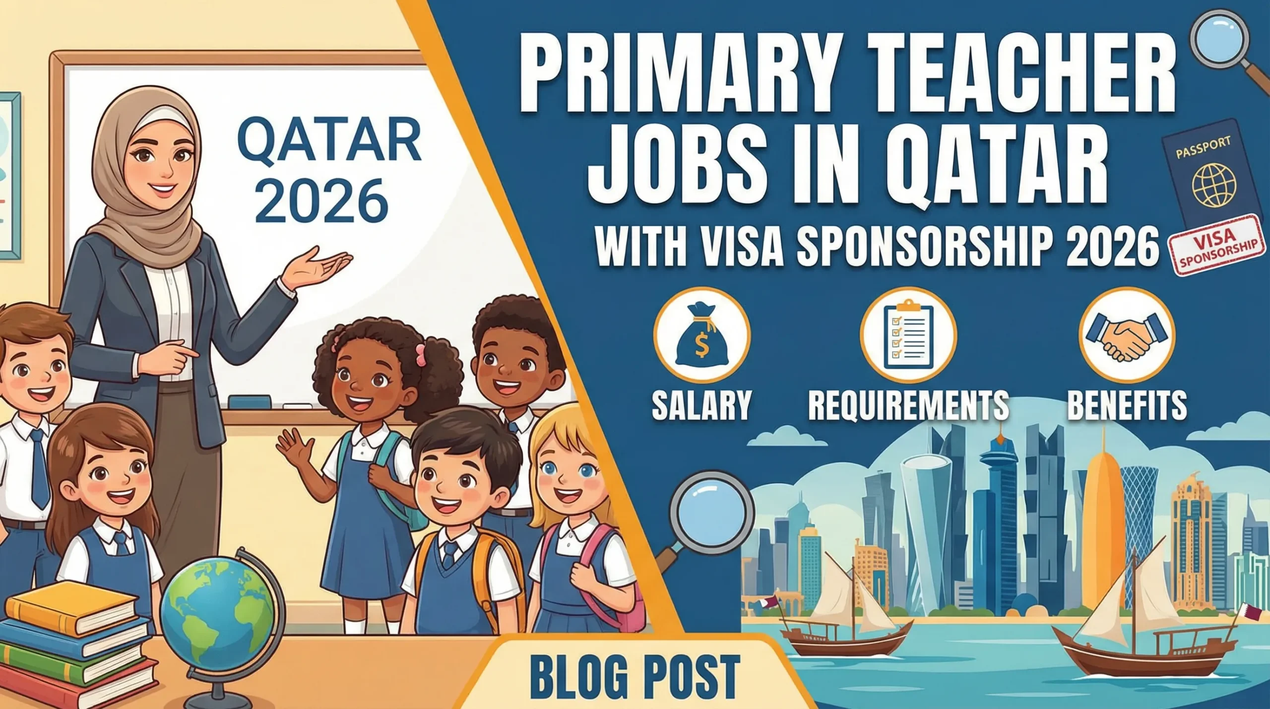 Primary Teacher Jobs in Qatar with Visa Sponsorship 2026 – Salary, Requirements & Benefits
