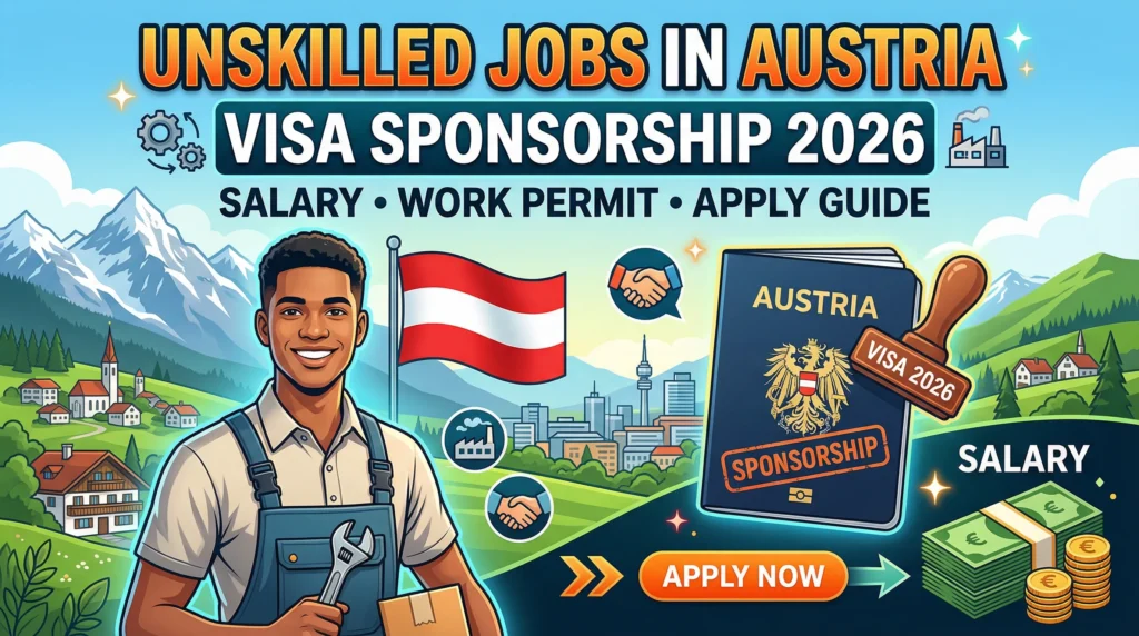 Unskilled Jobs in Austria with Visa Sponsorship 2026 – Salary, Work ...