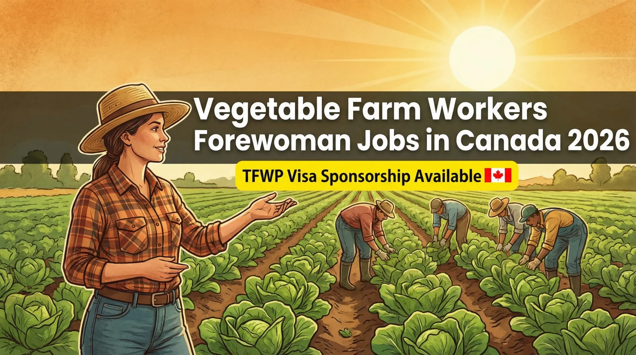Vegetable Farm Workers Forewoman Jobs in Canada 2026 – TFWP Visa Sponsorship Available