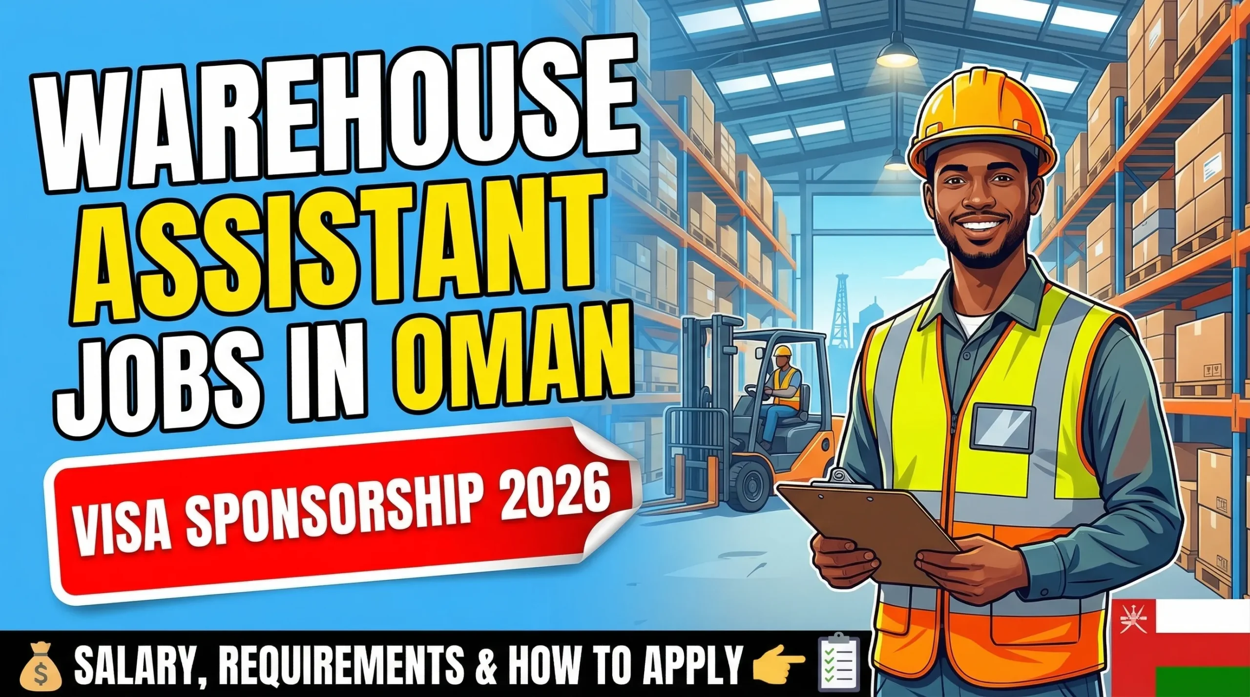 Warehouse Assistant Jobs in Oman with Visa Sponsorship 2026 – Salary, Requirements & How to Apply