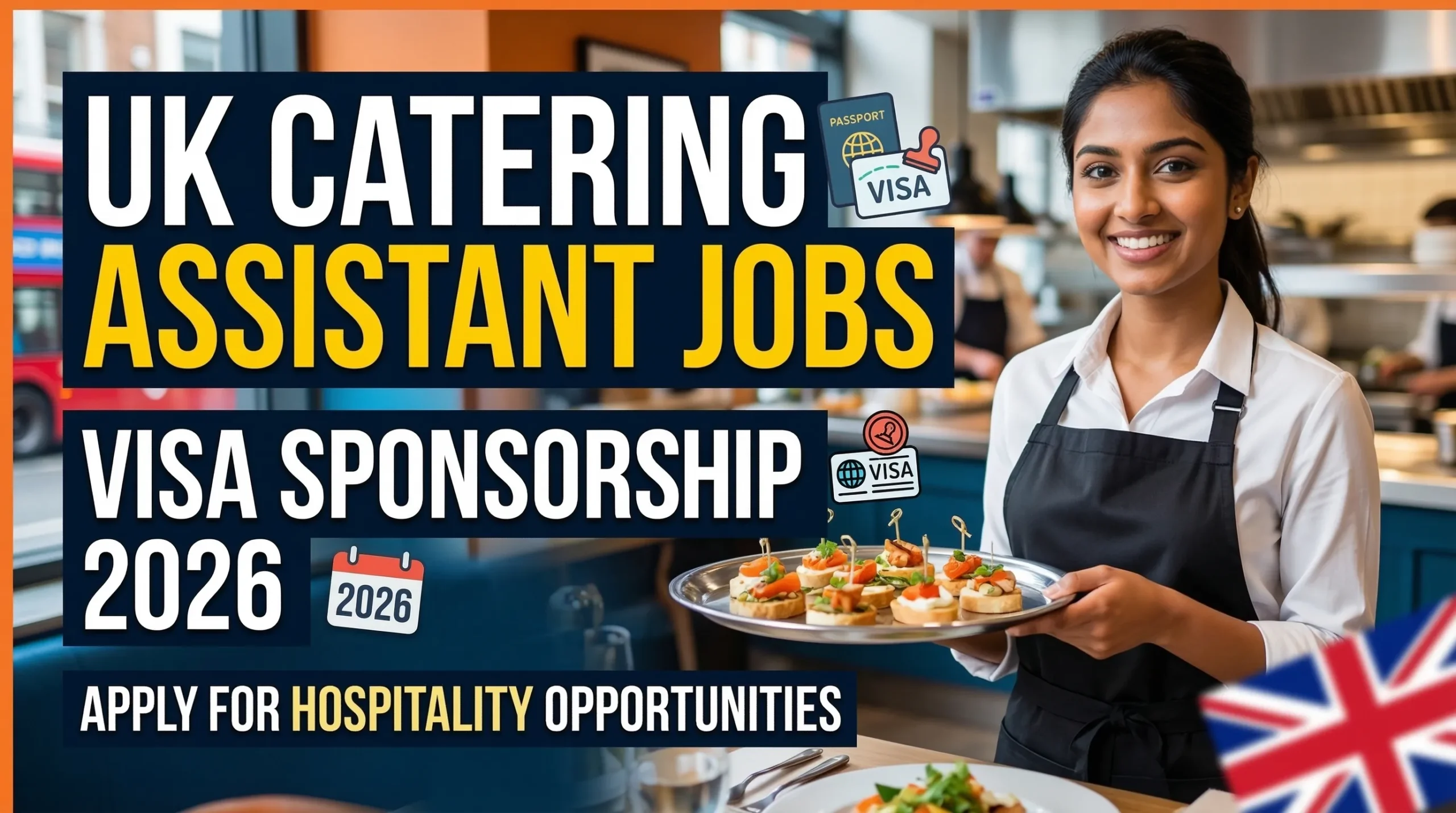 Catering Assistant Jobs in UK with Visa Sponsorship 2026 – Apply for Hospitality Opportunities