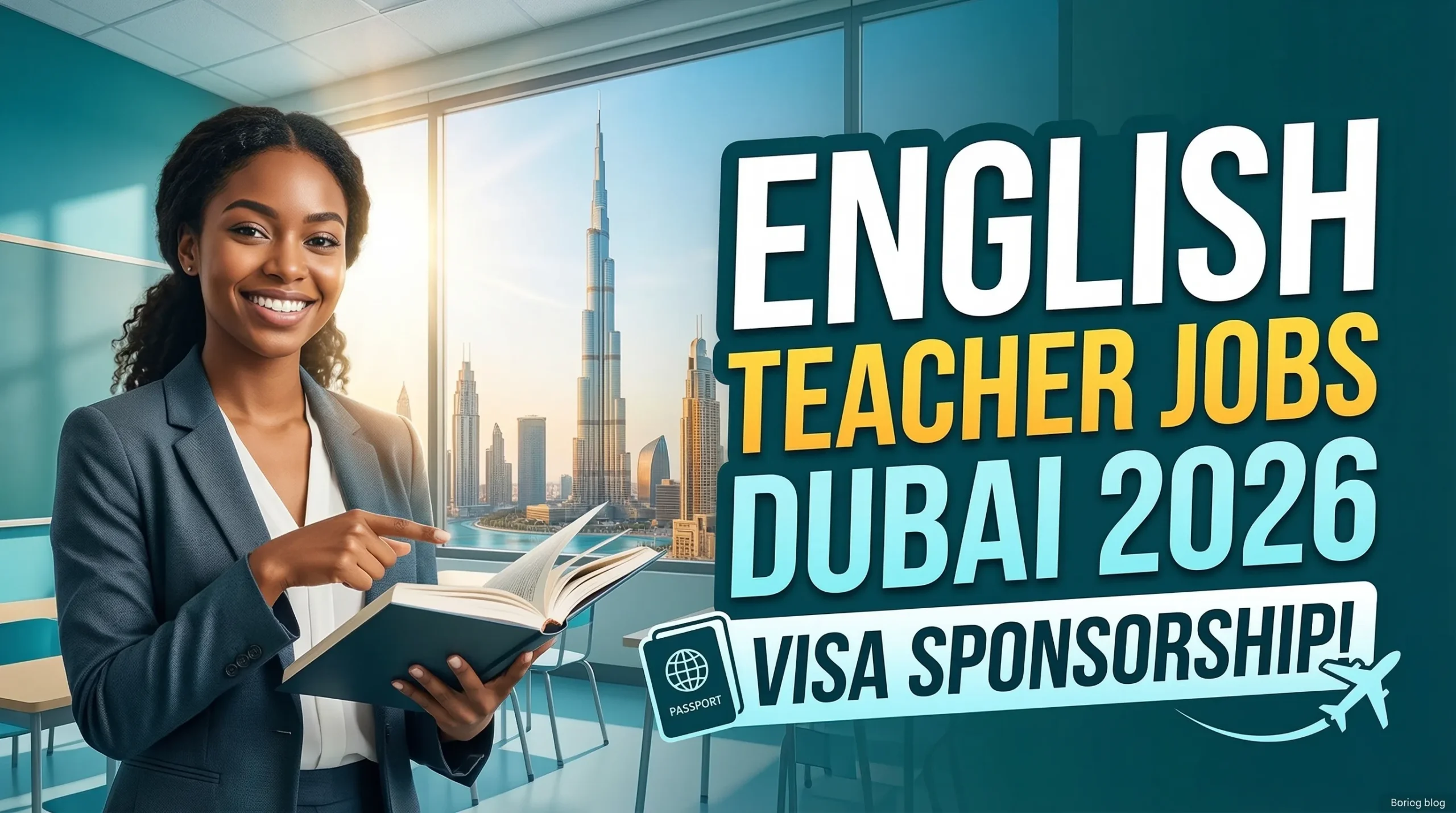 English Teacher Jobs in Dubai with Visa Sponsorship 2026 – Opportunities for International Educators