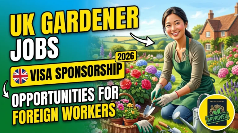 Gardener Jobs in the UK with Horticulture Visa Sponsorship 2026 – Opportunities for Foreign Workers