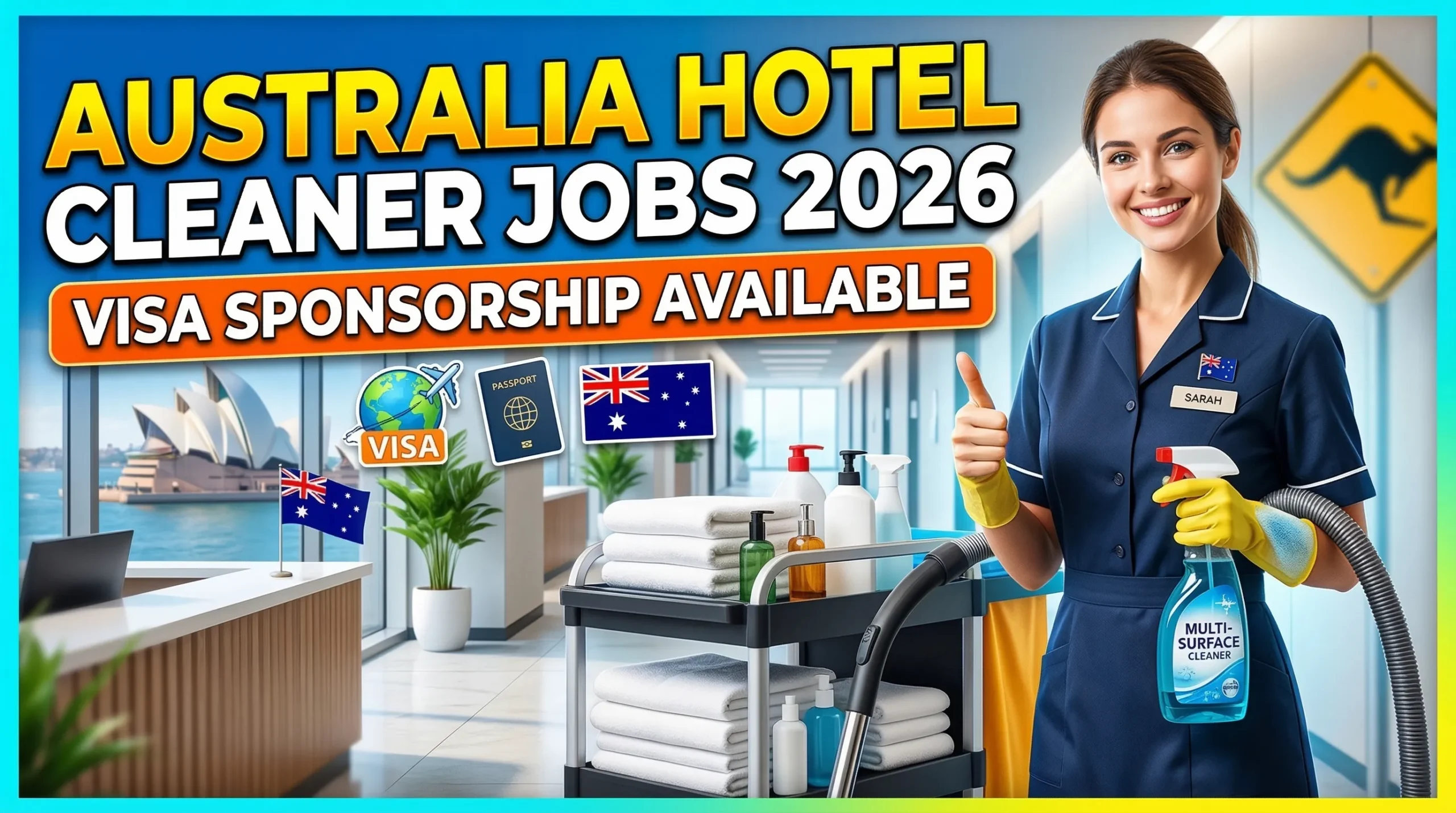 Housekeeping Attendant Jobs in Australia with Visa Sponsorship
