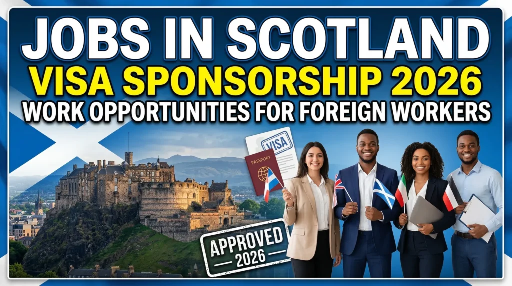 Jobs in Scotland with Visa Sponsorship 2026 – Work Opportunities for ...