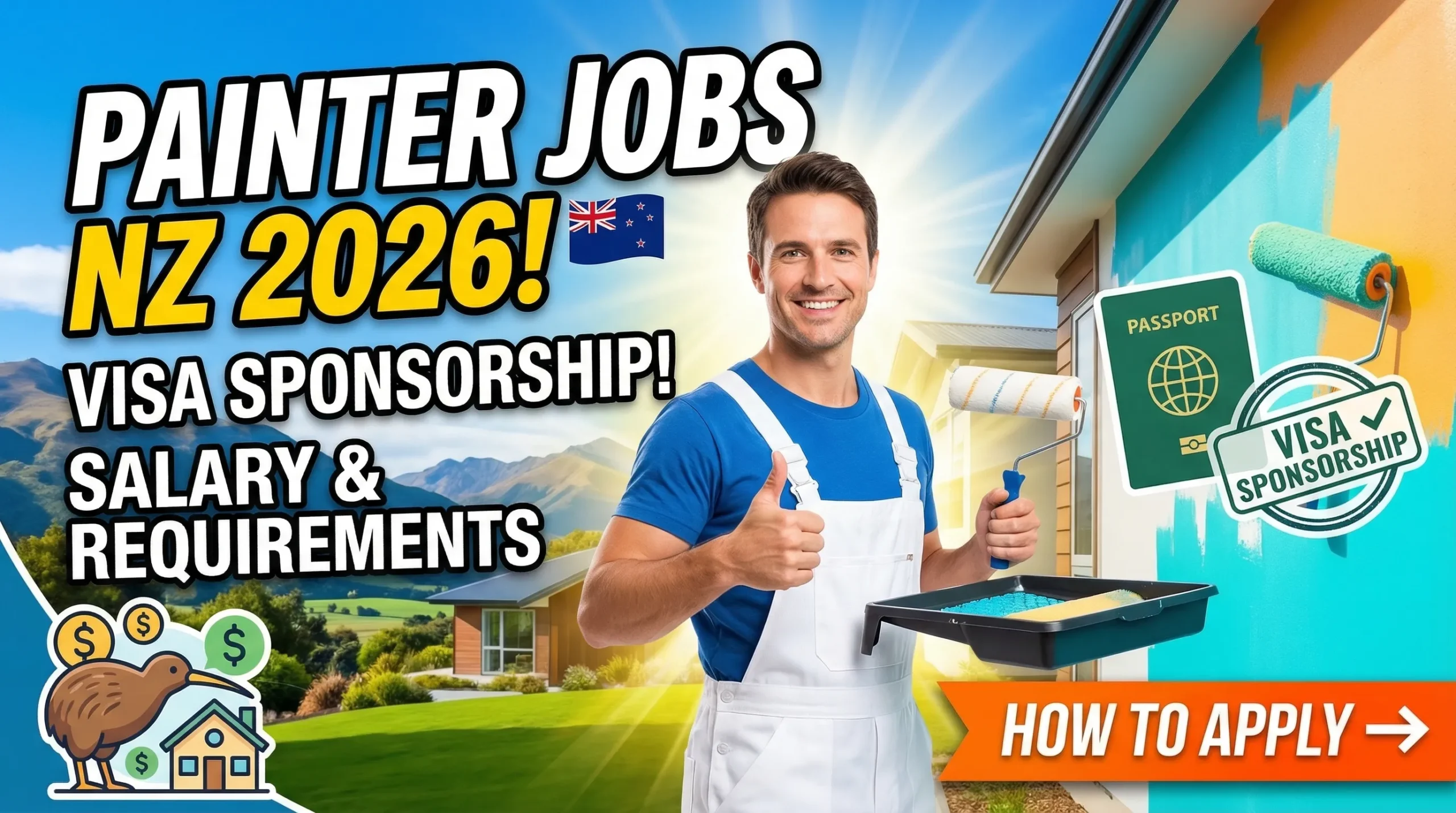 Painter Jobs in New Zealand with Visa Sponsorship
