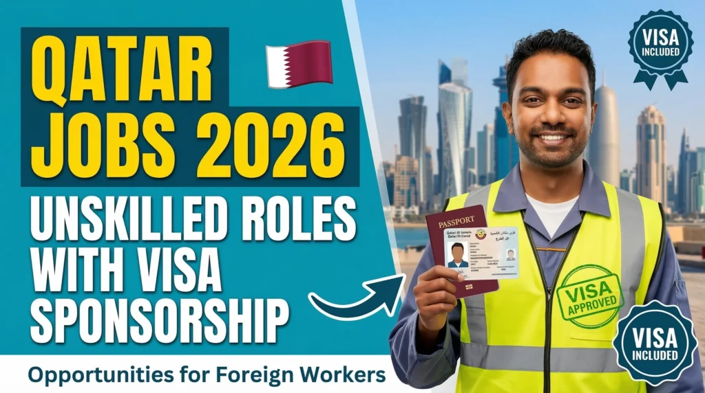 Unskilled Jobs in Qatar with Visa Sponsorship 2026 – Work Opportunities ...