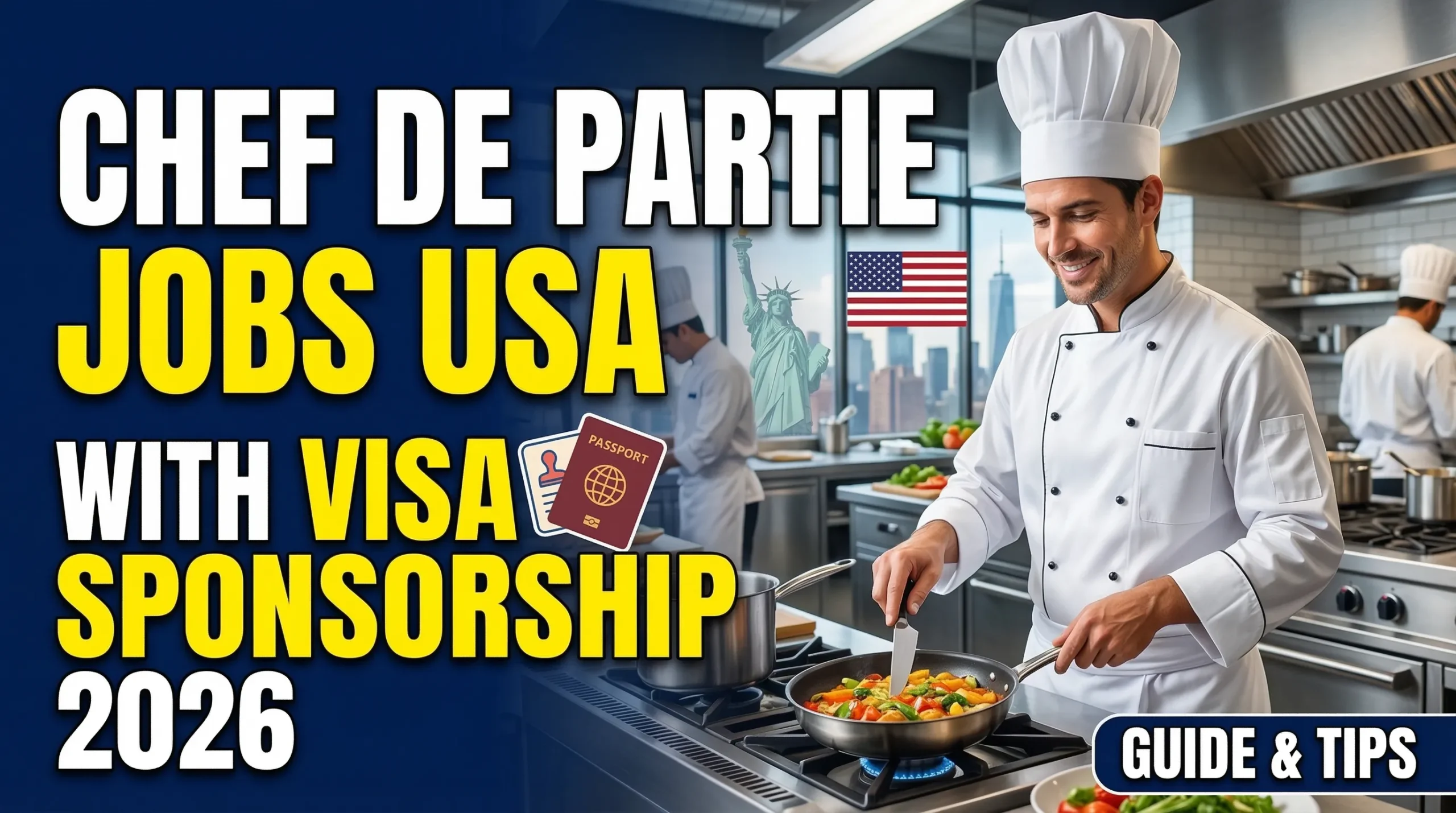 Chef De Partie Jobs in USA with Visa Sponsorship 2026