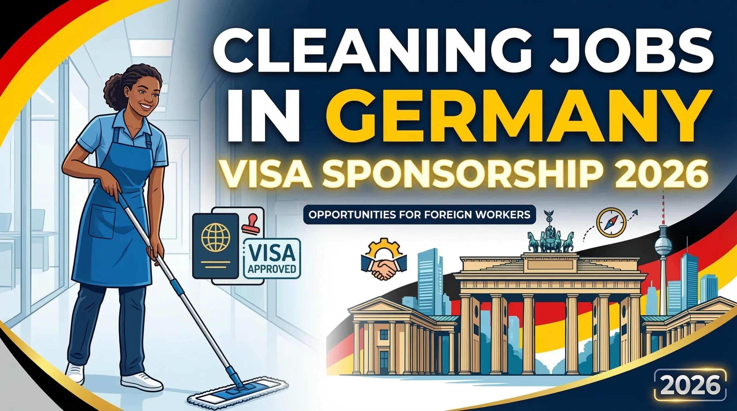 Cleaning Jobs in Germany with Visa Sponsorship 2026 – Opportunities for Foreign Workers