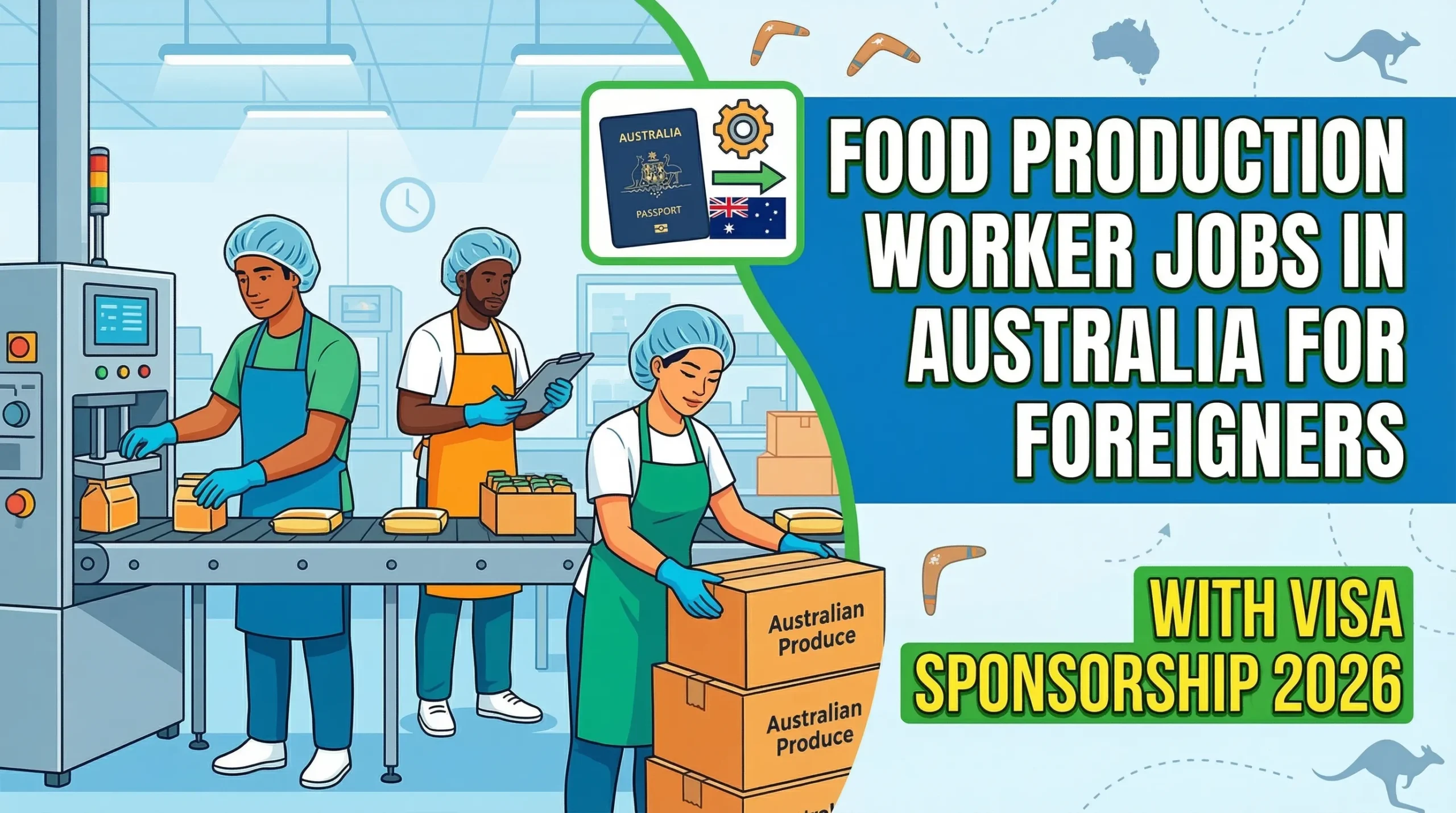 Food Production Worker Jobs in Australia for Foreigners with Visa Sponsorship 2026