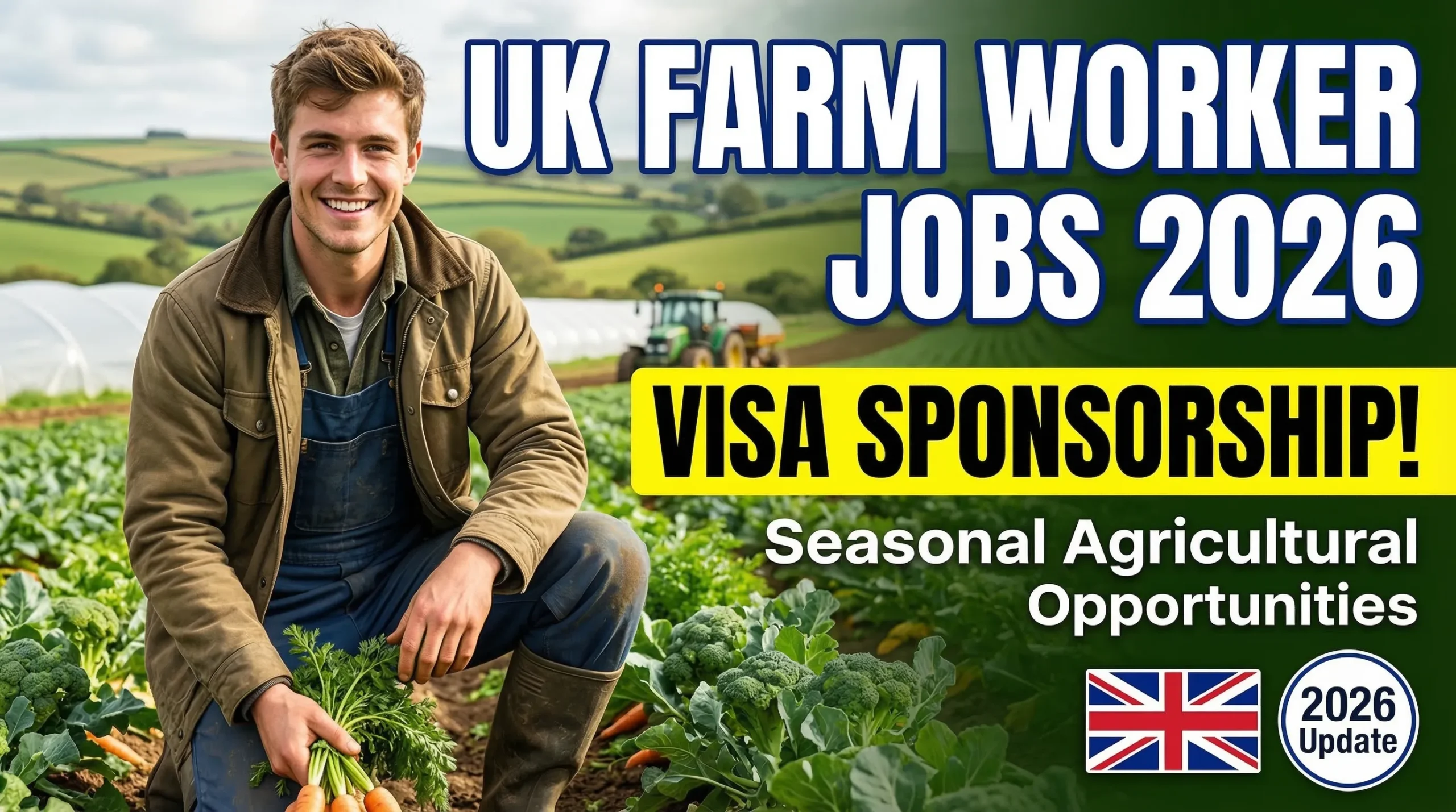 General Farm Worker Jobs in the UK with Visa Sponsorship 2026 – Seasonal Agricultural Opportunities