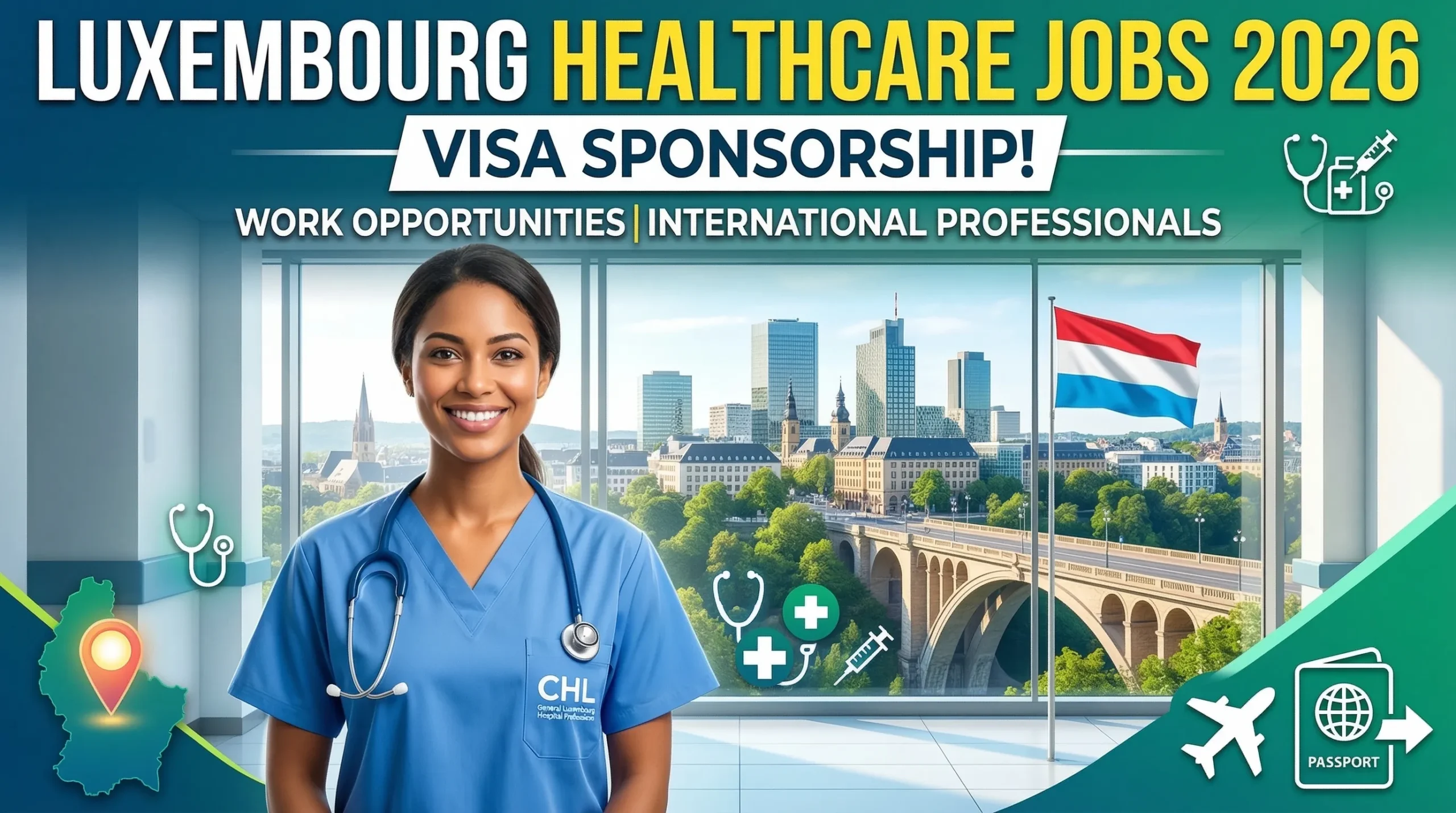 Healthcare Jobs in Luxembourg with Visa Sponsorship 2026 – Work Opportunities for International Medical Professionals
