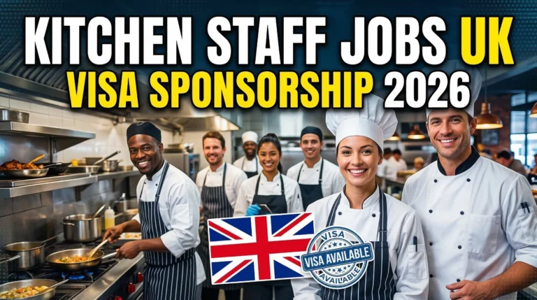 Kitchen Staff Jobs in the UK with Visa Sponsorship 2026