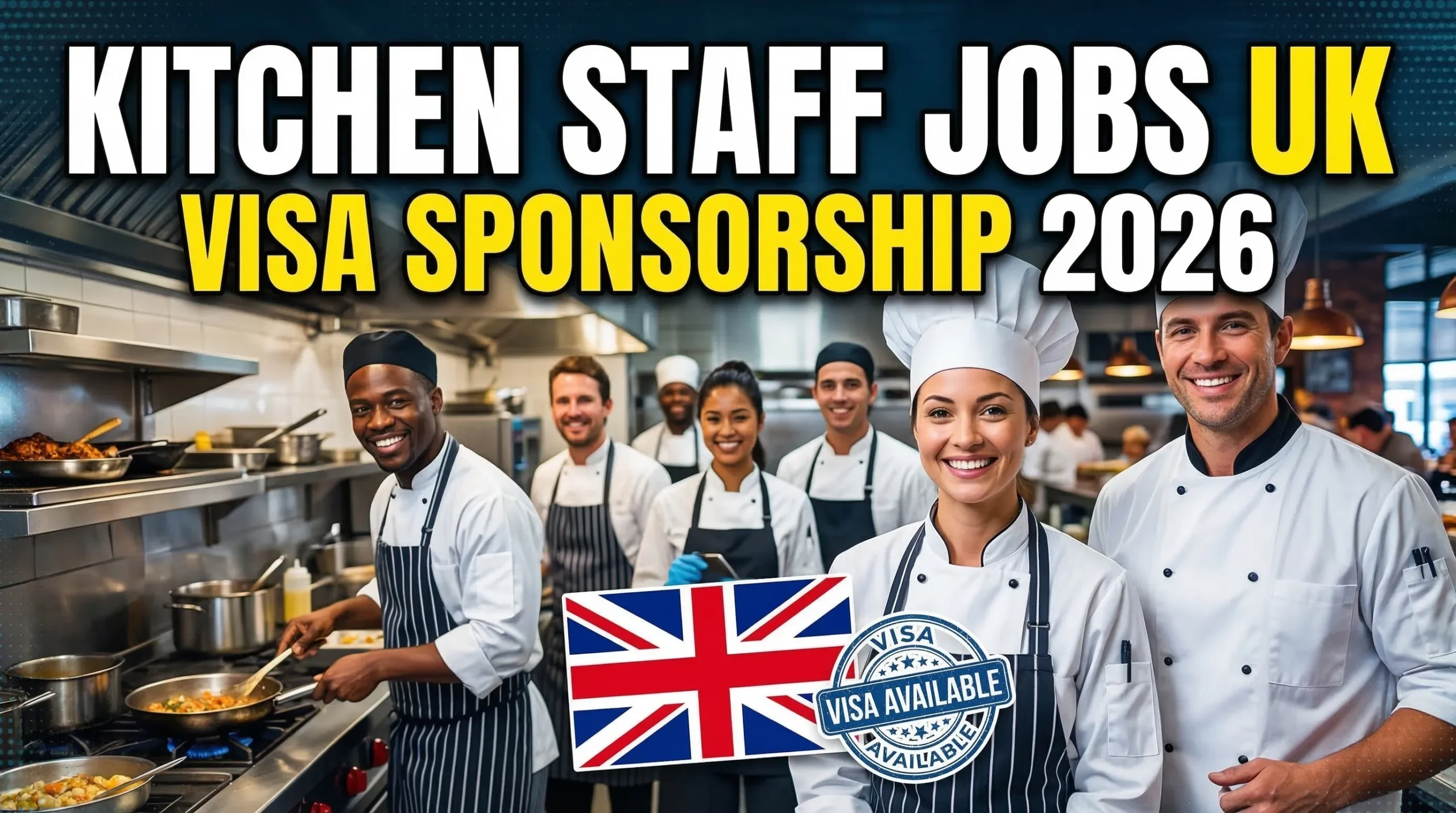 Kitchen Staff Jobs in the UK with Visa Sponsorship 2026