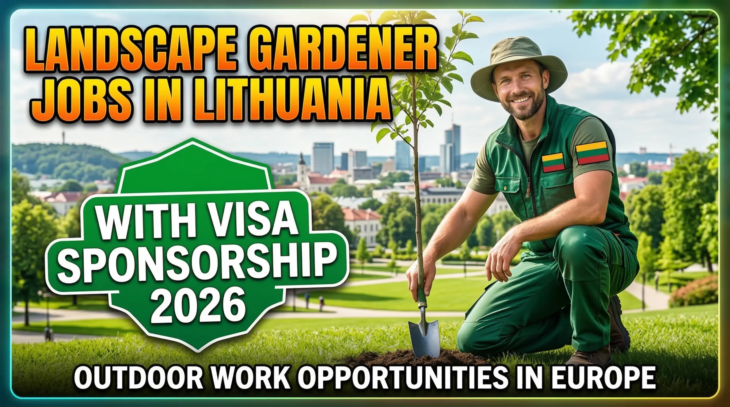 Landscape Gardener Jobs in Lithuania with Visa Sponsorship 2026 – Outdoor Work Opportunities in Europe
